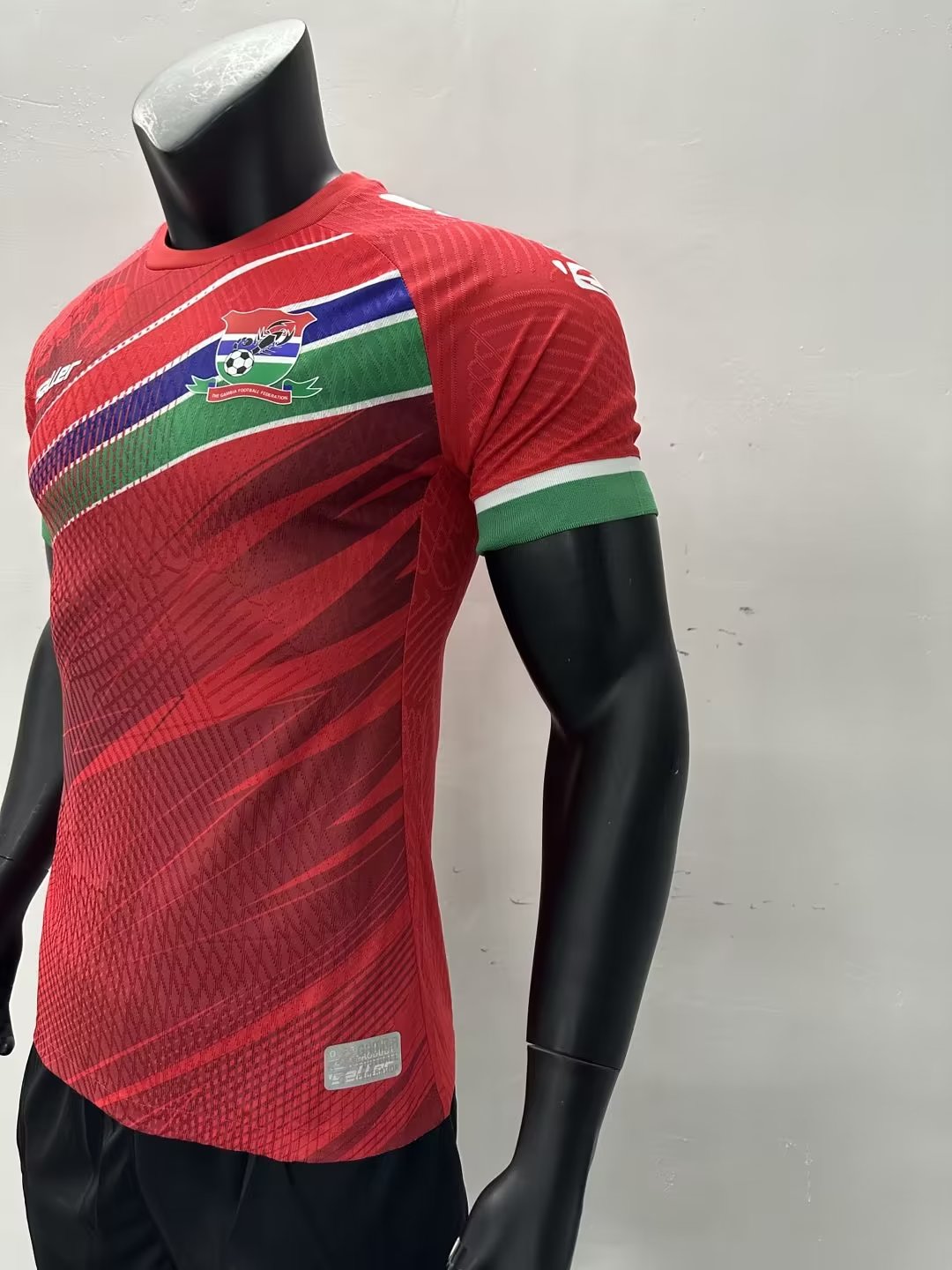 2023 Gambia Home Player Version Soccer Jersey JJSport03