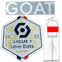 LIGUE1 CHAMPION 2023 +GOAT (法甲冠军+左袖广告)