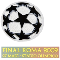 UCL +Final Roma 2009 (欧冠球+胸前决赛字)