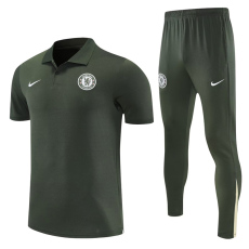 25-26 CHE Army green Polo Tracksuit