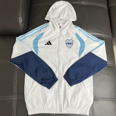 26-27 Boca Juniors White Windbreaker