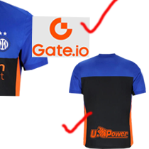 Gate.io +U-Power (左袖/背下广告)
