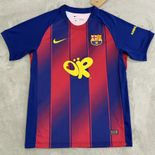 25-26 BAR Home Print Personalized AD Fans Soccer Jersey (前OR)