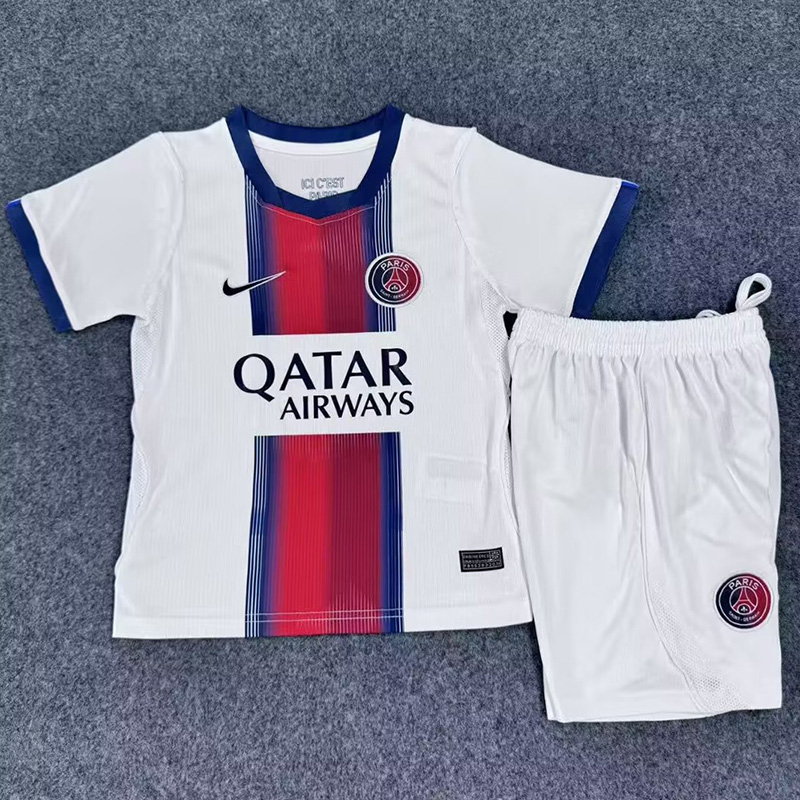 26-27 PSG Away Kids Soccer Jersey