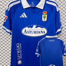 26-27 Real Oviedo Home Fans Soccer Jersey