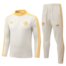 26-27 Bayern Khaki Half Pull Tracksuit #B26077(半拉链)