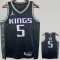 22-23 Kings FOX #5 Black Top Quality Hot Pressing NBA Jersey (Trapeze Edition)飞人版