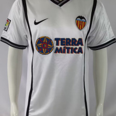 2000-2001 Valencia Home Retro Soccer Jersey