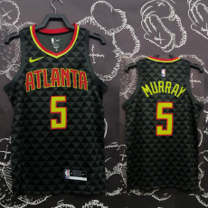 HAWKS MURRAY #5 Black Top Quality Hot Pressing NBA Jersey