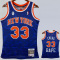 2023 Knicks & BAPE #33 Blue Top Quality Hot Pressing NBA Jersey