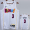 22-23 HEAT WADE #3 White City Edition Top Quality Hot Pressing NBA Jersey