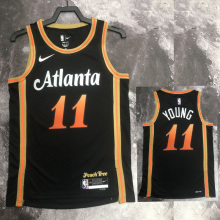 22-23 HAWKS YOUNG #11 Black City Edition Top Quality Hot Pressing NBA Jersey