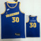 22-23 WARRIORS CURRY #30 Blue Top Quality Hot Pressing NBA Jersey (Retro Logo)