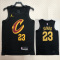 22-23 Cleveland Cavaliers JAMES #23 Black Top Quality Hot Pressing NBA Jersey (Trapeze Edition)