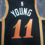 22-23 HAWKS YOUNG #11 Black City Edition Top Quality Hot Pressing NBA Jersey