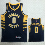 22-23 Indiana Pacers POYTHRESS #0 Black Top Quality Hot Pressing NBA Jersey