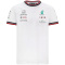 F1 Formula One Mercedes White Short Sleeve Racing Suit (梅赛德斯 圆领)