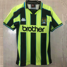 1998-1999 Man City Away Retro Soccer Jersey