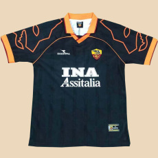 1999-2000 Roma Away Retro Soccer Jersey