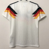 1990 Germany Home White Retro Soccer Jersey