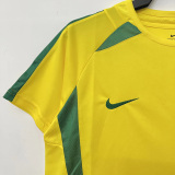 2002 Brazil Home Retro Soccer Jersey