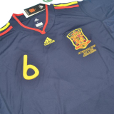 2010 Spain Away Royal Blue Retro Soccer Jersey(带胸前决赛字)