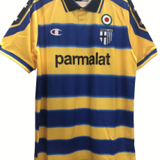 1999-2000 Parma Away Yellow Retro Soccer Jersey