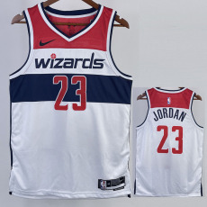 22-23 Wizards JORDAN #23 White Top Quality Hot Pressing NBA Jersey