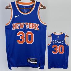 22-23 KNICKS RANDLE #30 Blue Top Quality Hot Pressing NBA Jersey