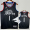 22-23 CLIPPERS HARDEN #1 Black Top Quality Hot Pressing NBA Jersey (Trapeze Edition) 飞人版