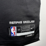 23-24 Grizzlies MORANT #12 Black City Edition Top Quality Hot Pressing NBA Jersey