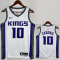 22-23 KINGS SABONIS #10 White Home Top Quality Hot Pressing NBA Jersey(V领）