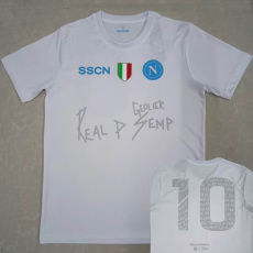 2024 Napoli #10 Commemorate White T-Shirts