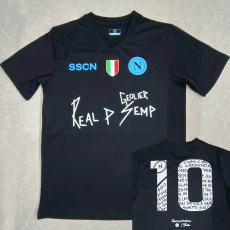 2024 Napoli #10 Commemorate Black T-Shirts