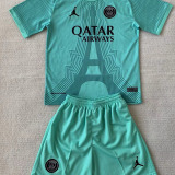 24-25 PSG Lake Blue Special Edition Kids Soccer Jersey