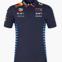 2024 F1 Red Bull Royal Blue Polo Racing Suit(有领)