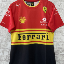 2024 F1 Ferrari Red Special Edition Racing Suit (圆领)