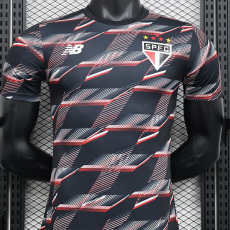 2024 Sao Paulo Black Red Player Version Training shirts