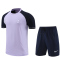 24-25 TOT Purple Grey Training Short Suit (100%Cotton)纯棉