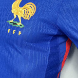 24-25 France Home Long Sleeve Player Version Soccer Jersey (长袖球员)