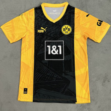 23-24 Dortmund Black Yellow Special Edition Fans Soccer Jersey