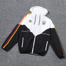 24-25 Germany White-Black Windbreaker (三色边)