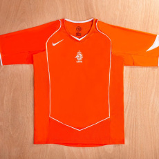 2004 Netherlands Home Retro Soccer Jersey