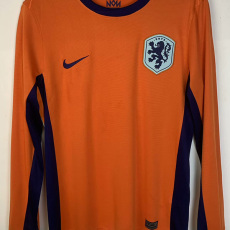 24-25 Netherlands Home Long Sleeve Soccer Jersey (长袖)