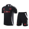 24-25 Man Utd Black Training Short Suit