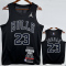 BULLS JORDAN #23 Black Glory Edition Top Quality Hot Pressing NBA Jersey 荣耀版