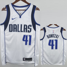 22-23 Dallas Mavericks NOWITZKI #41 White Home Top Quality Hot Pressing NBA Jersey