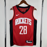 22-23 ROCKETS SENGUN #28 Red Away Top Quality Hot Pressing NBA Jersey