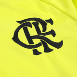 24-25 Flamengo Yellow Half Pull Tracksuit (半拉链)