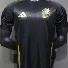 24-25 Mexico Black Special Edition Player Vesion Soccer Jersey #亮黑